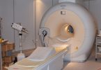 An MRI scanner in a hospital